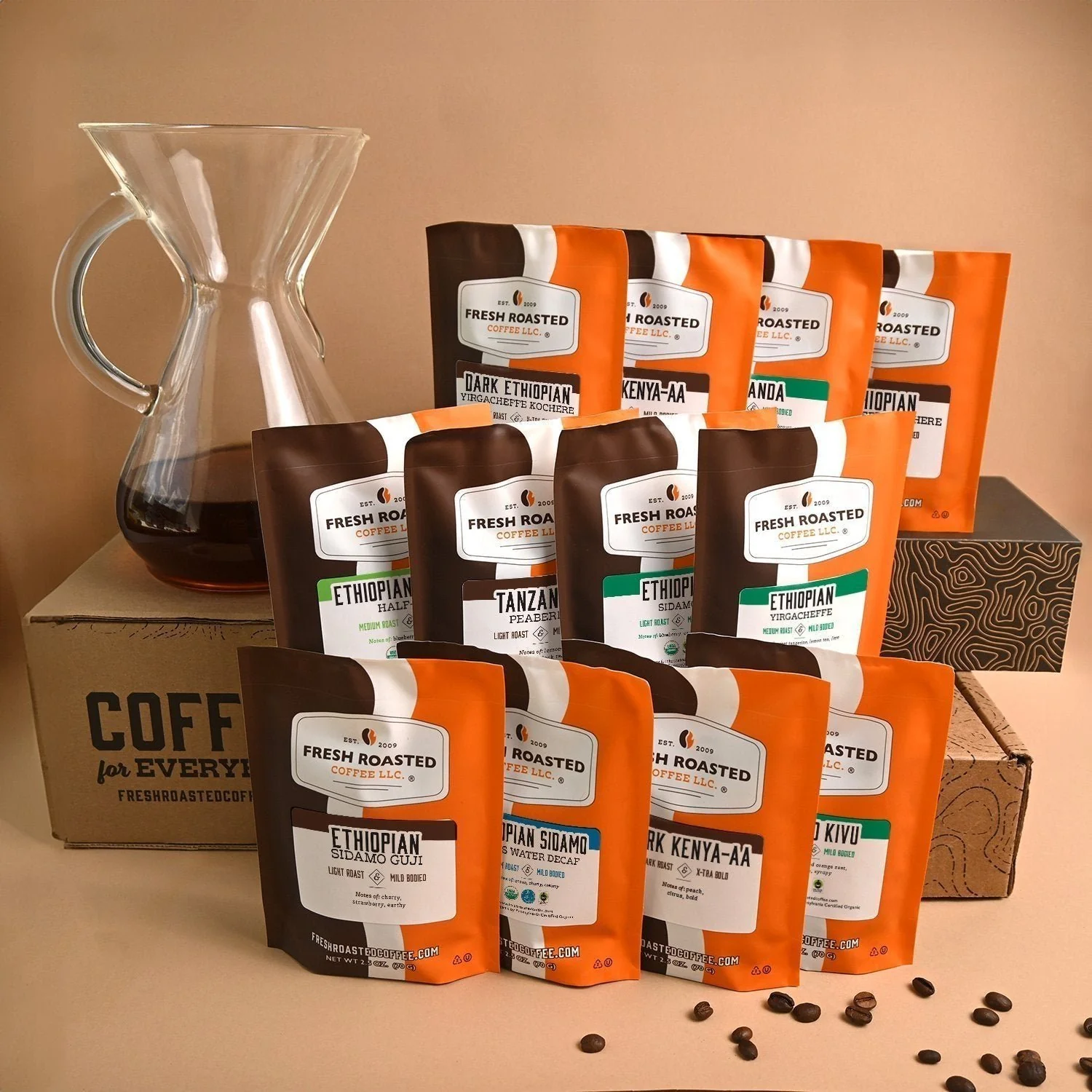 FRC Coffee Bean Gift Box - The Coffee Regions of Africa - Image 2
