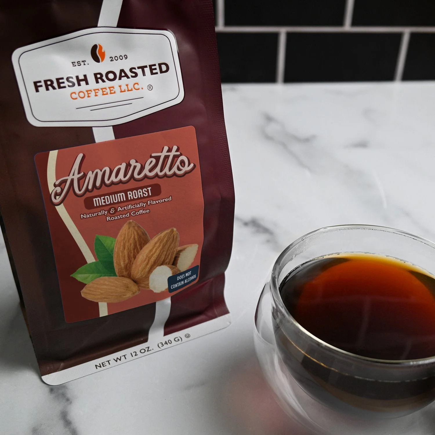 Amaretto - Flavored Roasted Coffee - Image 2