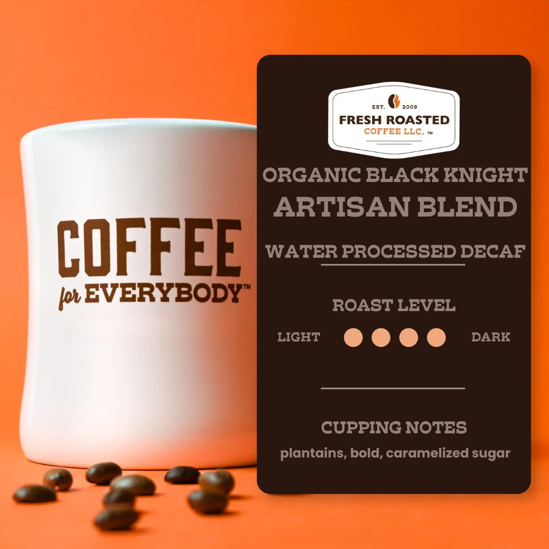 Organic Black Knight Water-Processed Decaf - Roasted Coffee - Image 4