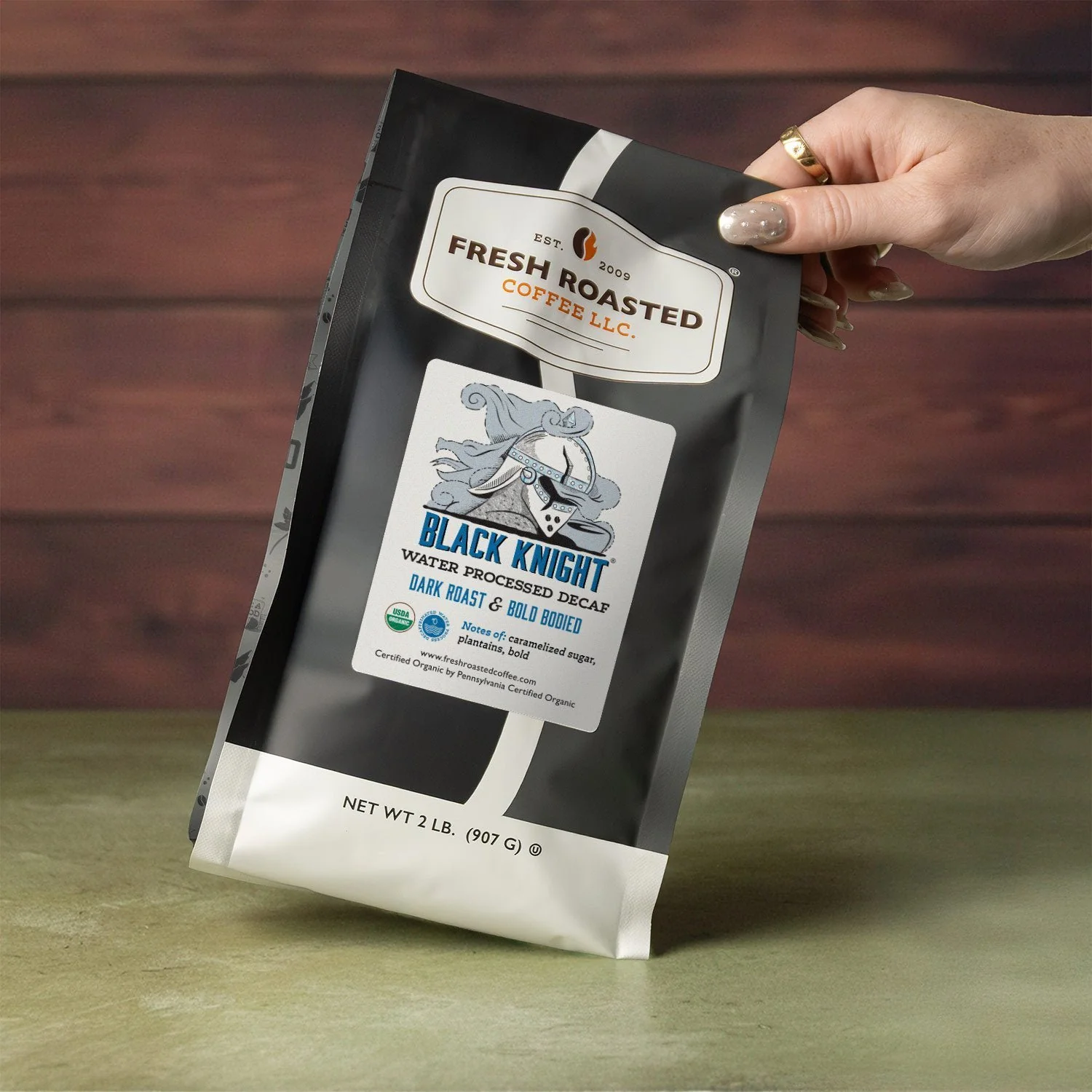 Organic Black Knight Water-Processed Decaf - Roasted Coffee - Image 7