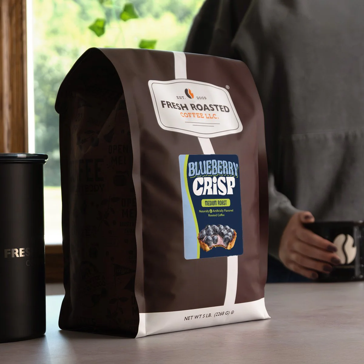 Blueberry Crisp - Flavored Roasted Coffee - Image 7