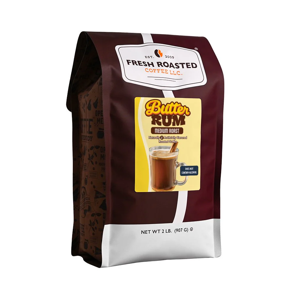 Butter Rum - Flavored Roasted Coffee - Image 2