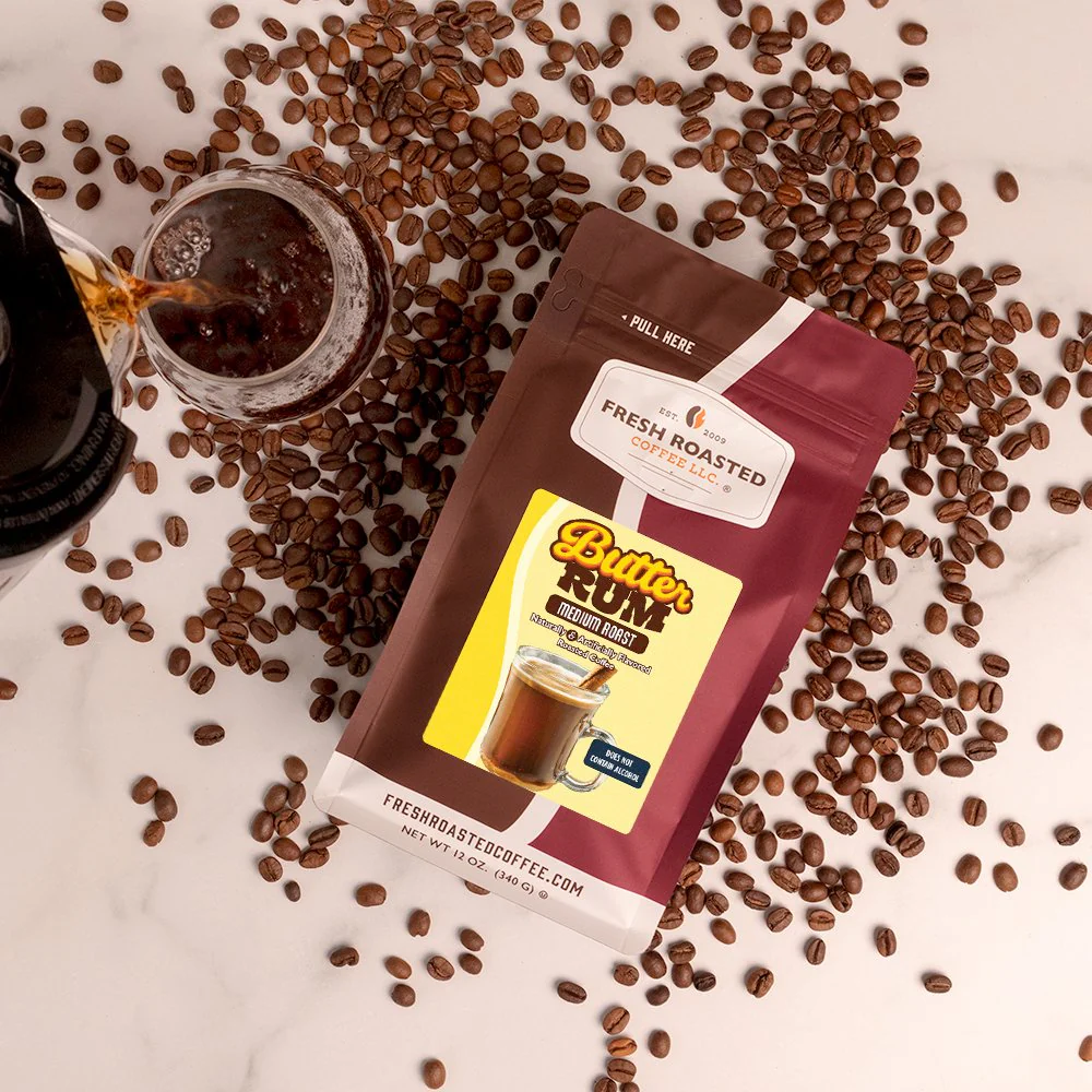 Butter Rum - Flavored Roasted Coffee - Image 7