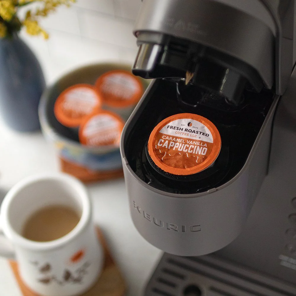 Caramel Vanilla Cappuccino - Powdered Drink Pods - Image 2