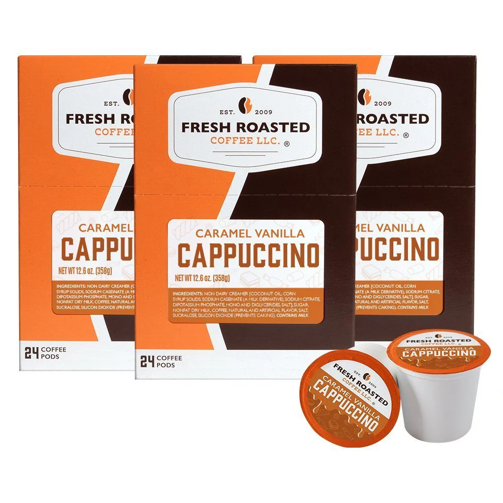 Caramel Vanilla Cappuccino - Powdered Drink Pods - Image 3