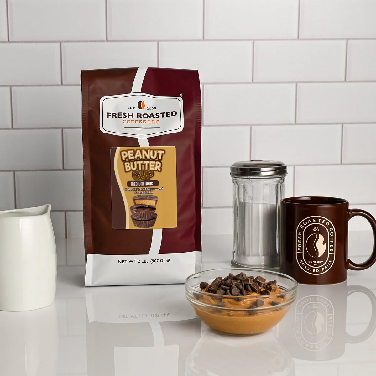 Peanut Butter Cup - Flavored Roasted Coffee - Image 6
