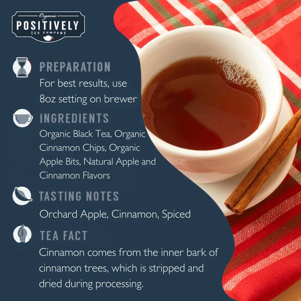 Organic Cinnamon Apple Spice - Classic Tea Pods - Image 5