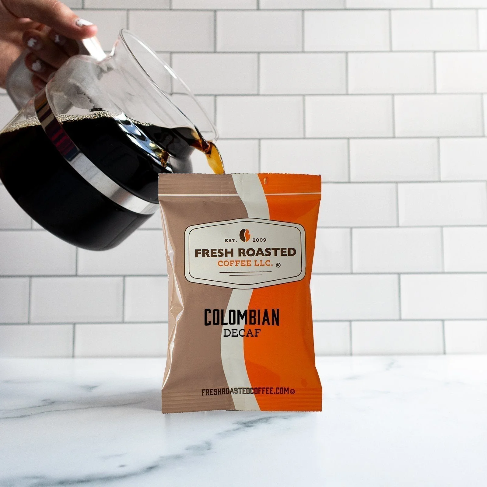 Decaf Colombian, 1.75 oz - Coffee Portion Packs - Image 3