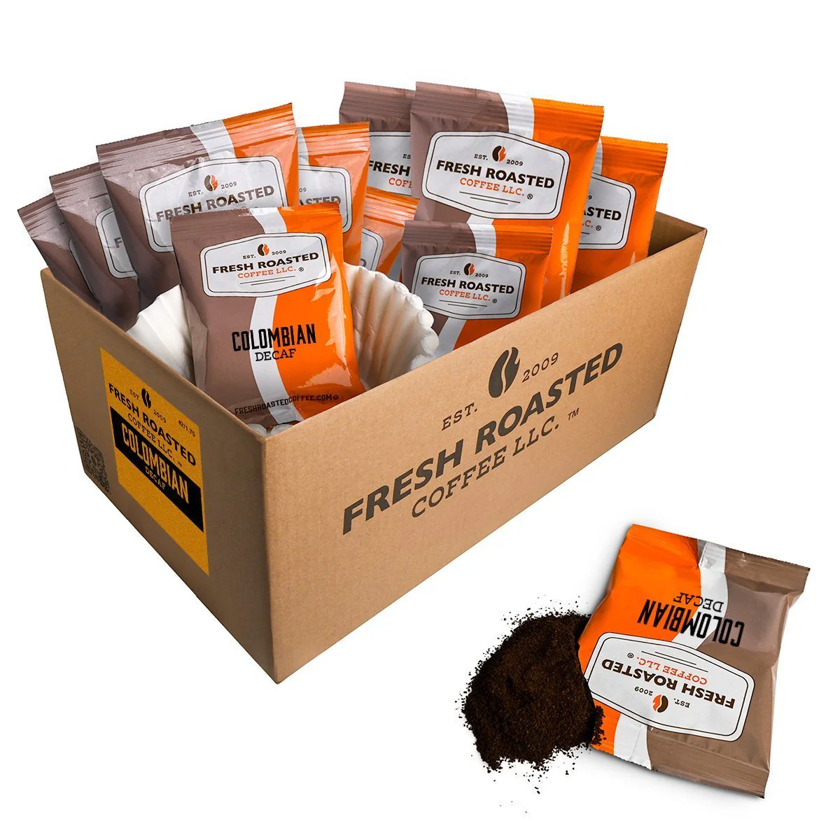 Decaf Colombian, 1.75 oz - Coffee Portion Packs - Image 4