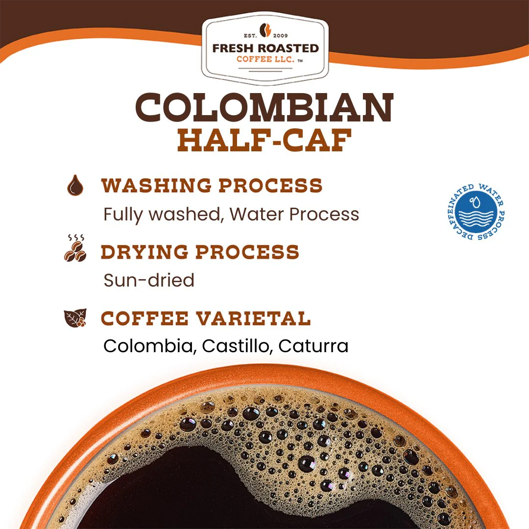 Colombian Water-Processed Half Caf - Roasted Coffee - Image 9