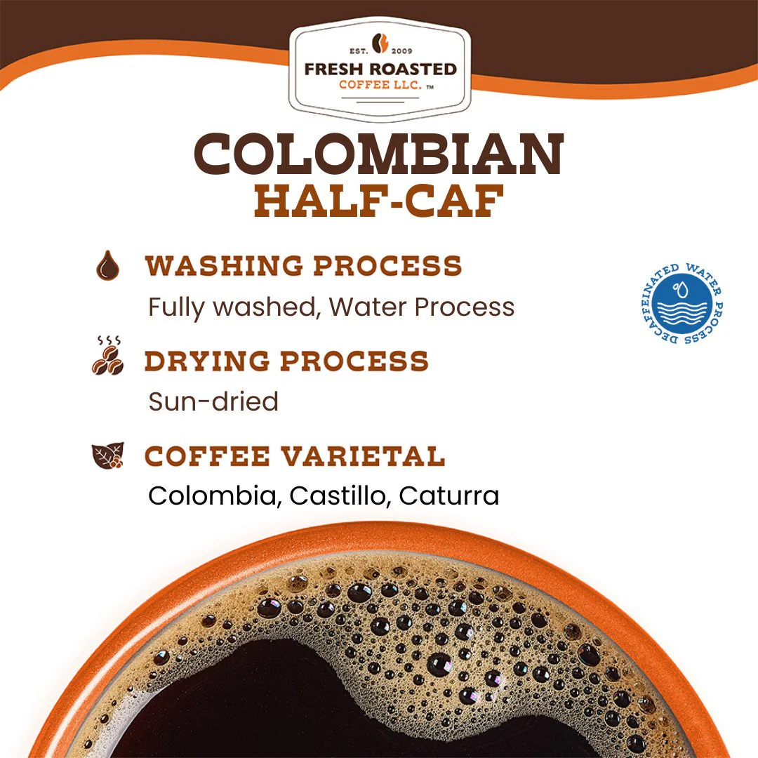 Colombian Water-Processed Half Caf - Classic Coffee Pods - Image 5