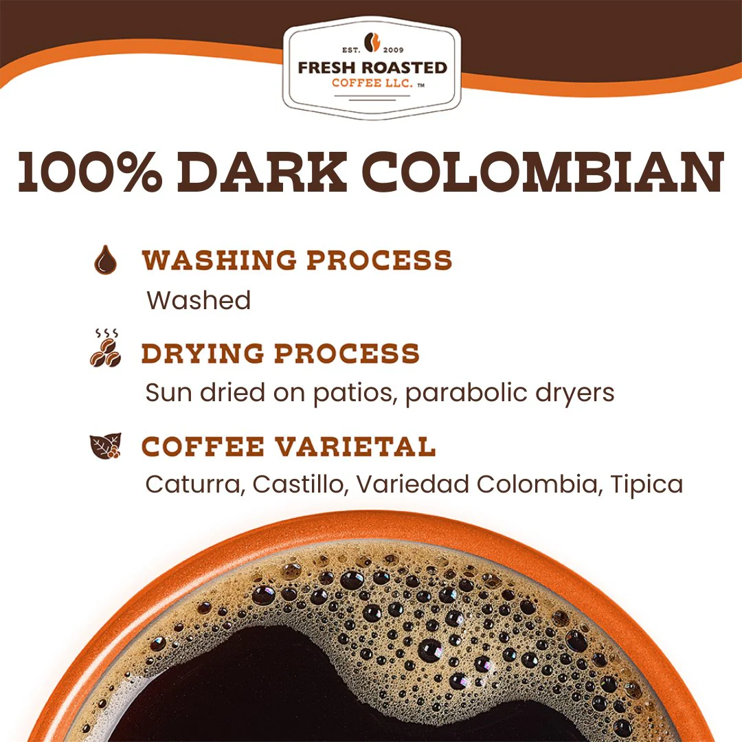 100% Dark Colombian - Roasted Coffee - Image 9