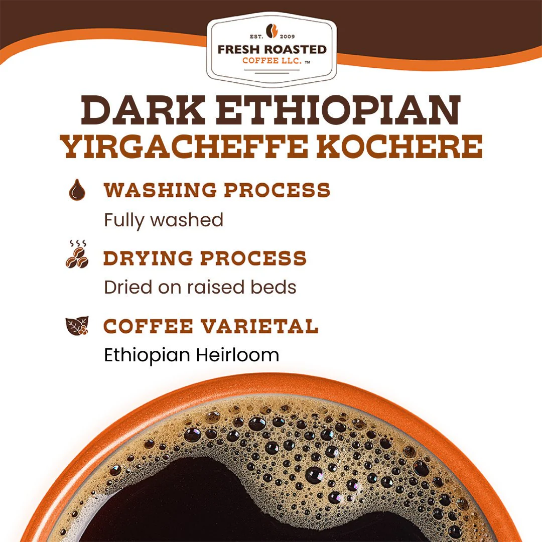 Dark Ethiopian Yirgacheffe Kochere - Classic Coffee Pods - Image 4