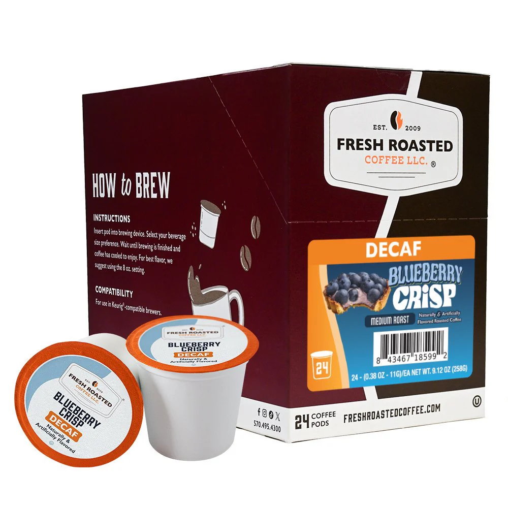 Decaf Blueberry Crisp - Flavored Classic Pods