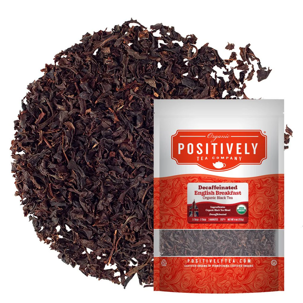 Organic Decaf English Breakfast - Loose Leaf Tea - Image 2