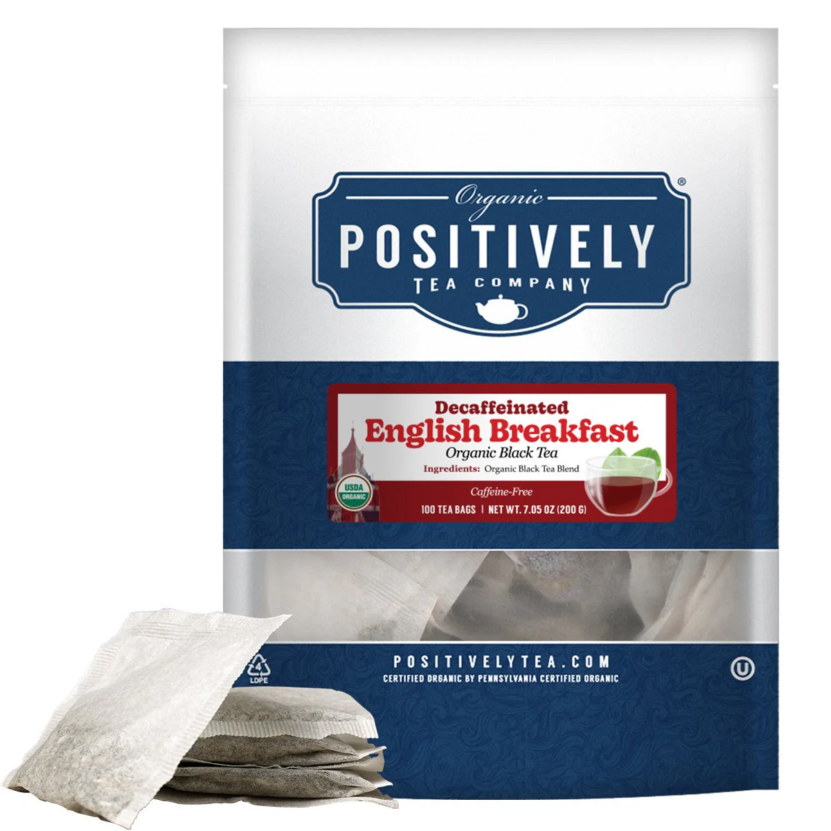 Organic Decaf English Breakfast - Tea Bags - Image 8