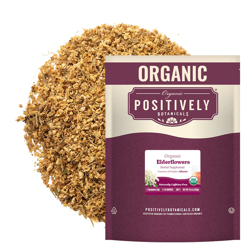 Organic Elderflowers - Loose Leaf Botanical - Image 3