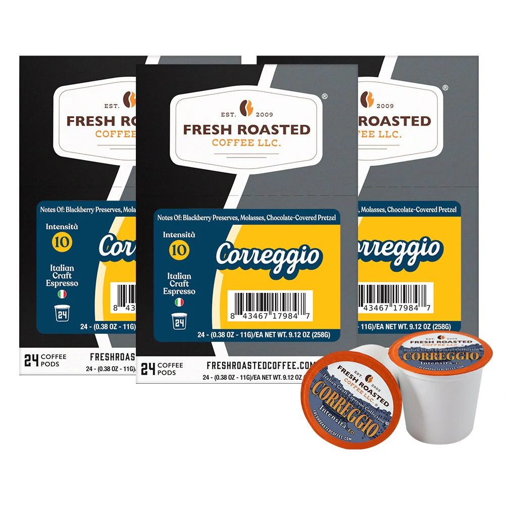 Correggio Italian Craft Coffee - Classic Coffee Pods - Image 3
