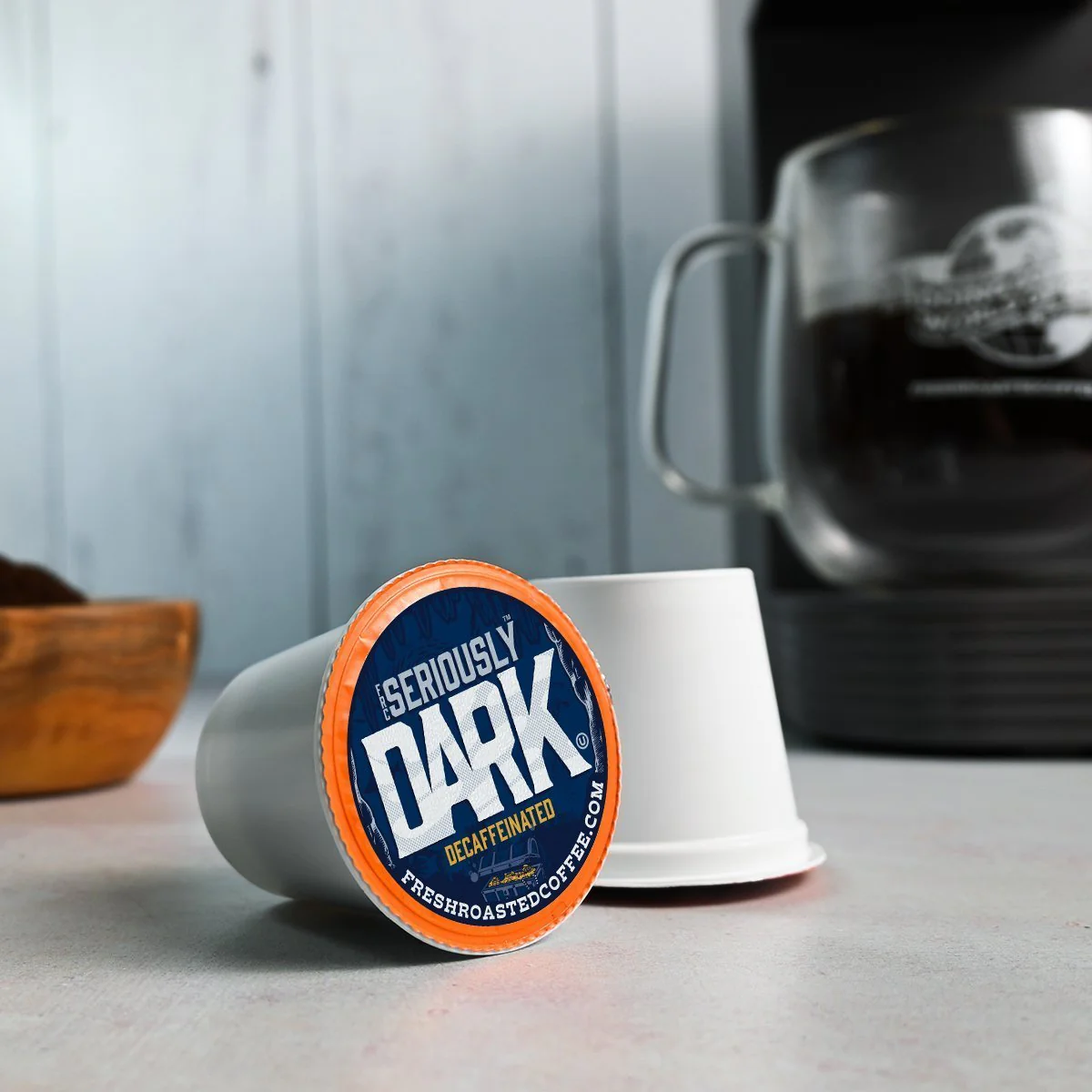 Seriously Dark Decaf - Classic Coffee Pods - Image 2