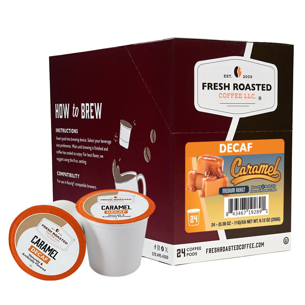 Decaf Caramel - Flavored Classic Pods