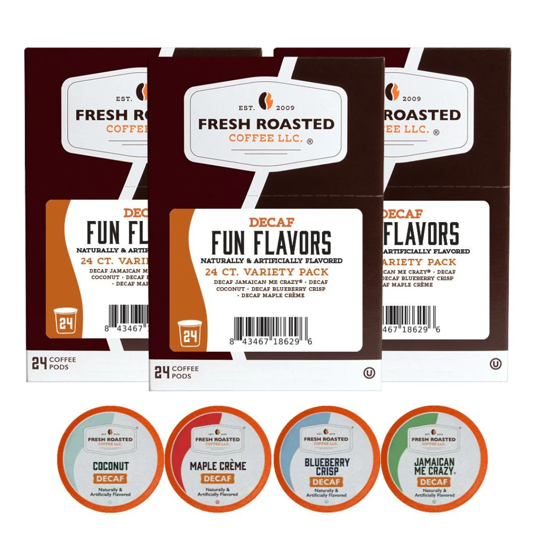 Decaf Fun Flavors Variety Pack - Flavored Classic Pods - Image 3