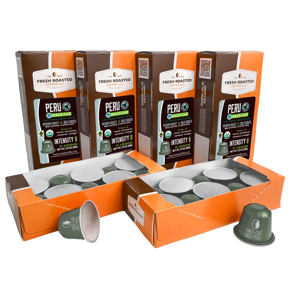 Organic Peru Half Caf MMTP - Espresso Capsules - Image 2