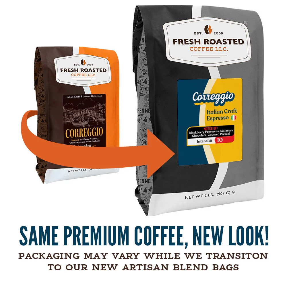 Correggio Italian Craft Coffee - Roasted Coffee - Image 4
