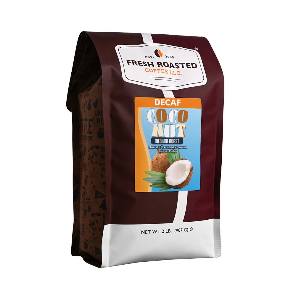 Decaf Coconut - Flavored Roasted Coffee - Image 2
