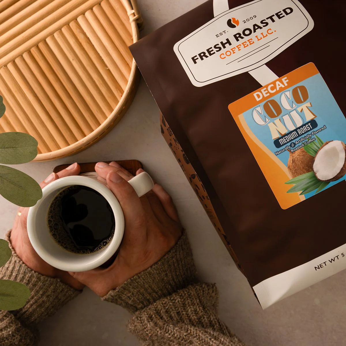 Decaf Coconut - Flavored Roasted Coffee - Image 6