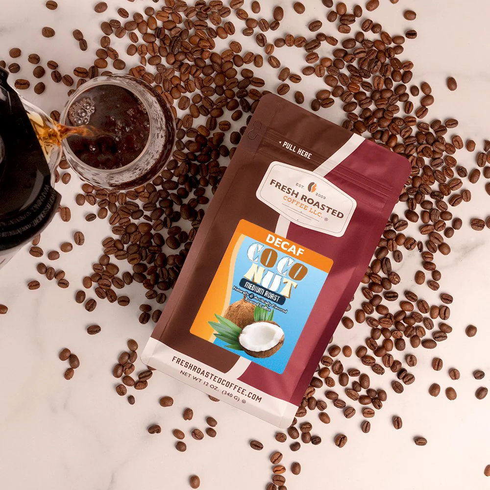 Decaf Coconut - Flavored Roasted Coffee - Image 8