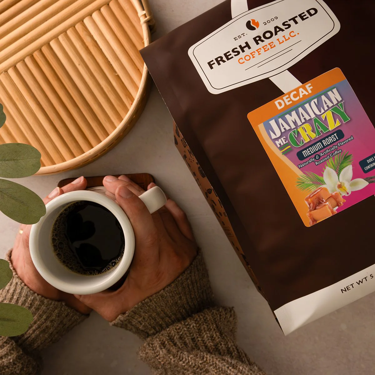 Decaf Jamaican Me Crazy® - Flavored Roasted Coffee - Image 4