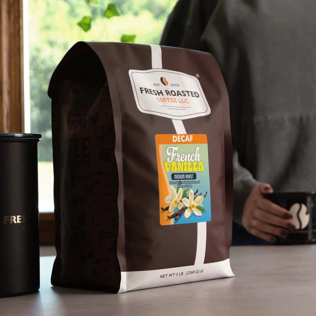 Decaf French Vanilla - Flavored Roasted Coffee - Image 6