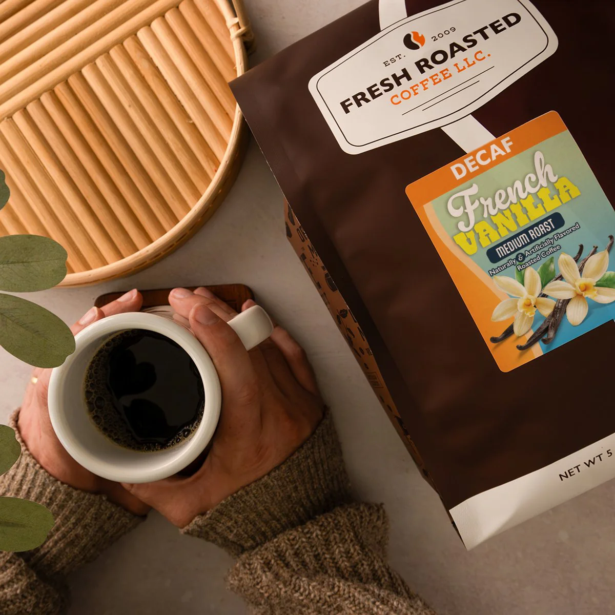 Decaf French Vanilla - Flavored Roasted Coffee - Image 9