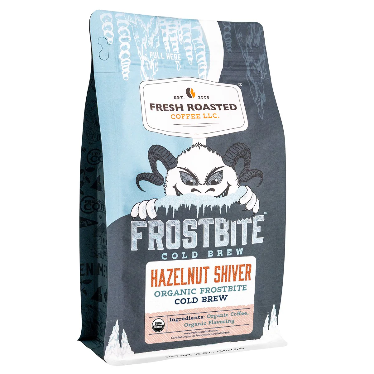 Organic Frostbite Flavored Cold Brew - Hazelnut Shiver