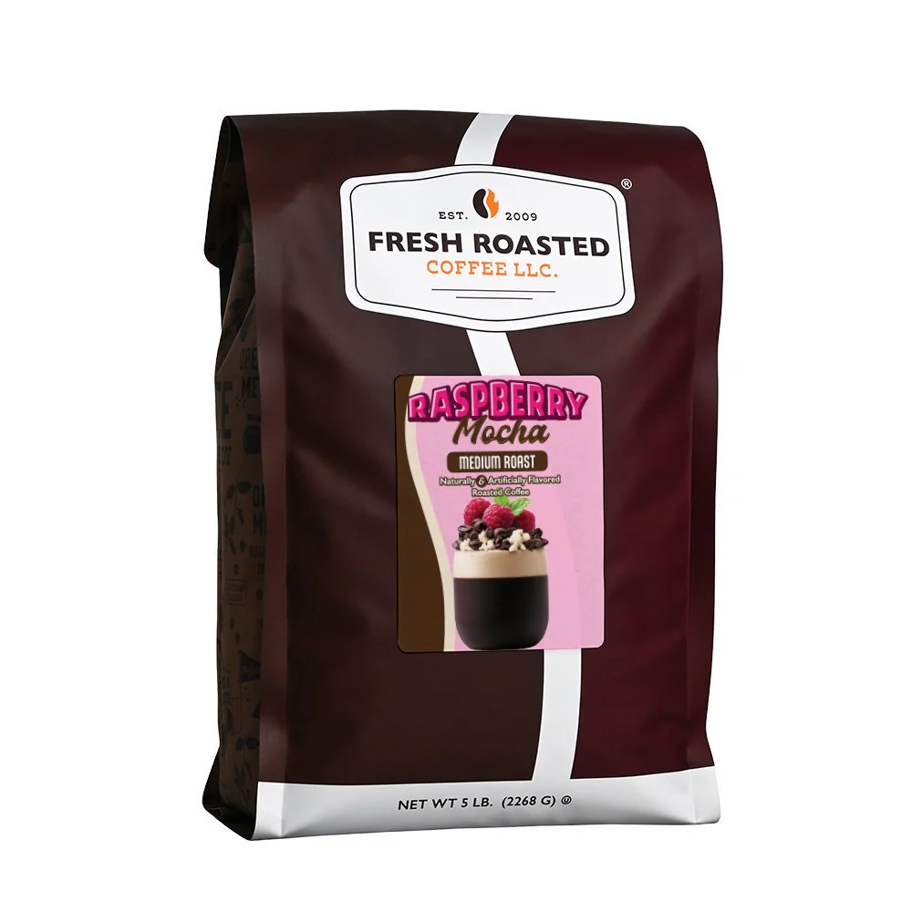 Raspberry Mocha - Flavored Roasted Coffee - Image 3