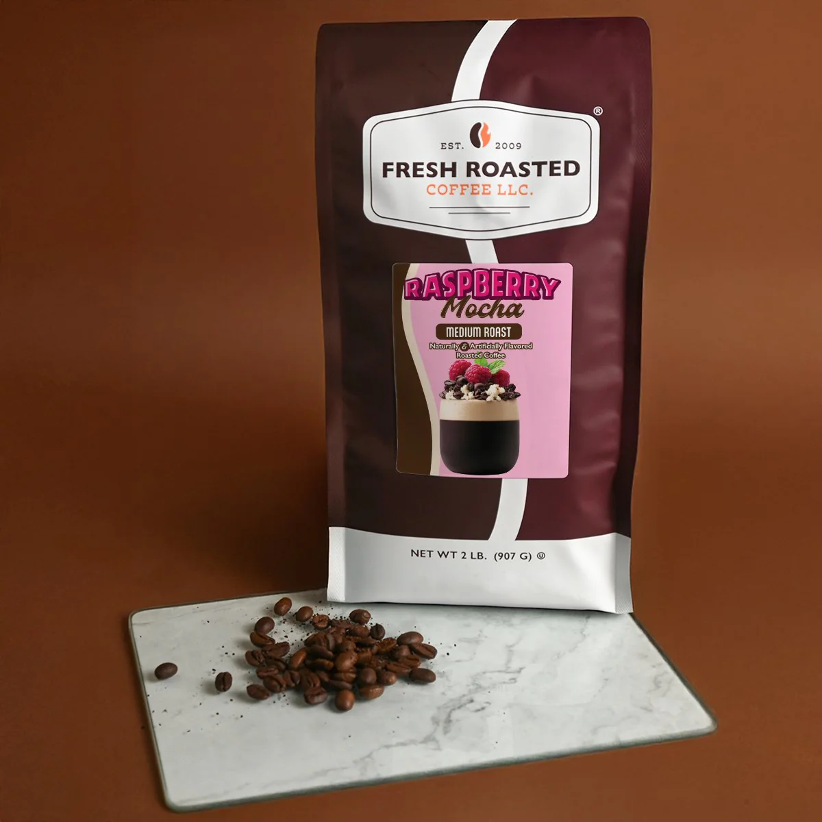 Raspberry Mocha - Flavored Roasted Coffee - Image 6