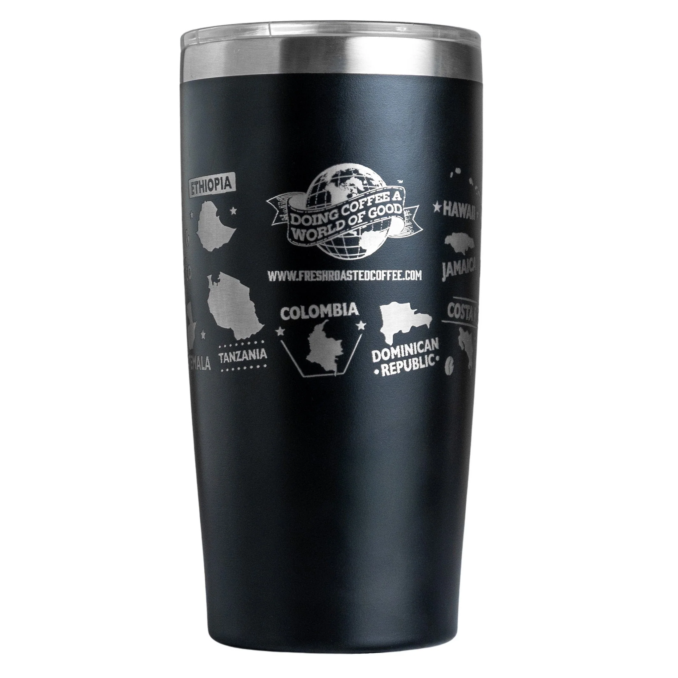 Fresh Roasted Coffee Travel Mug - Black - Image 2