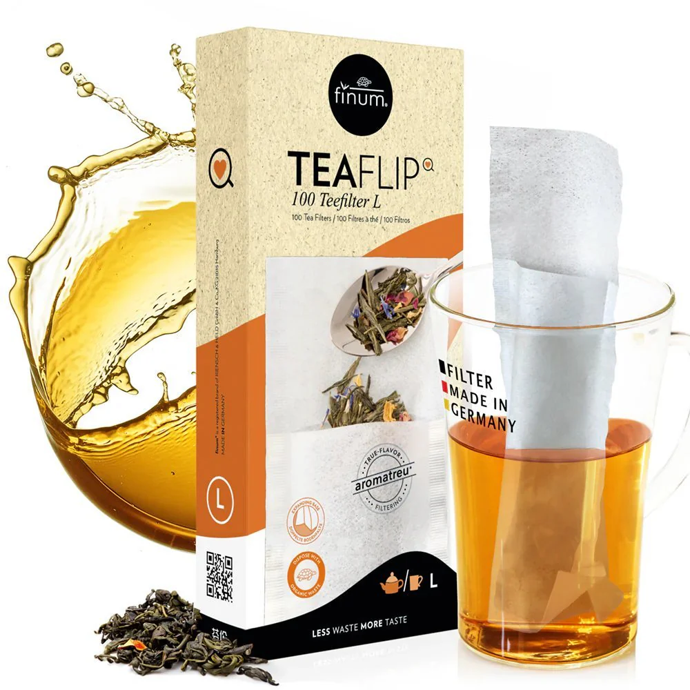 Finum® Tea Filter Bags - 100 CT Large - Image 2
