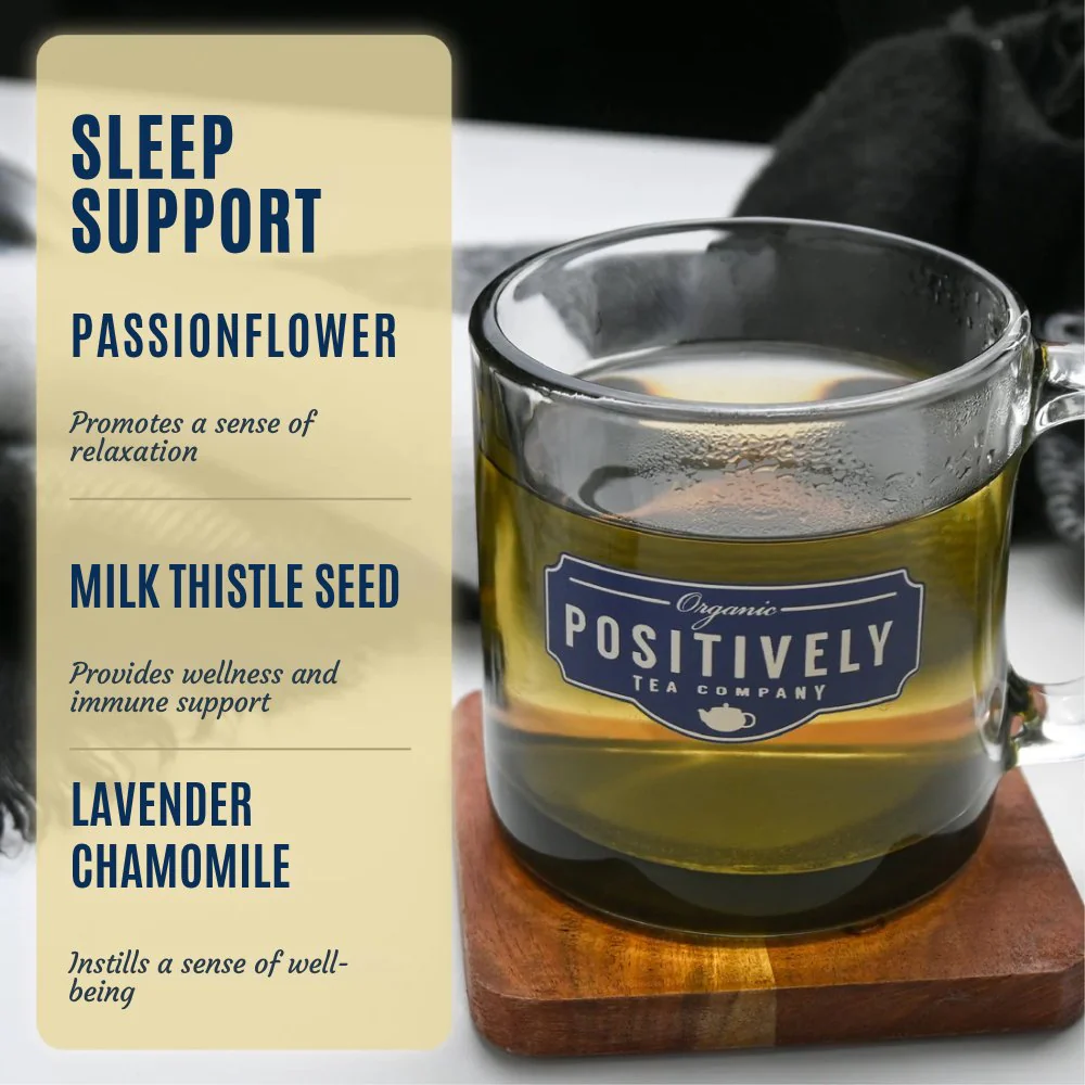 Sleep Support Tea Bag Bundle - Tea, Botanicals and Mug - Image 2