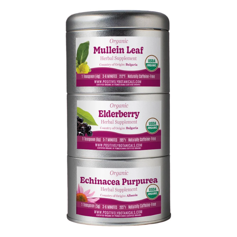 Organic Positively Botanical Tin Trio - Cold Comfort