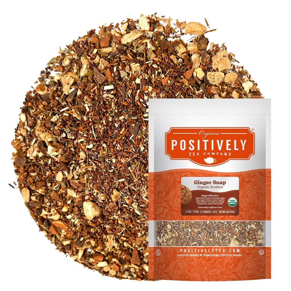 Organic Ginger Snap Rooibos - Loose Leaf Tea - Image 2