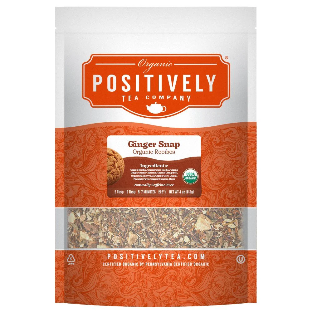 Organic Ginger Snap Rooibos - Loose Leaf Tea - Image 3