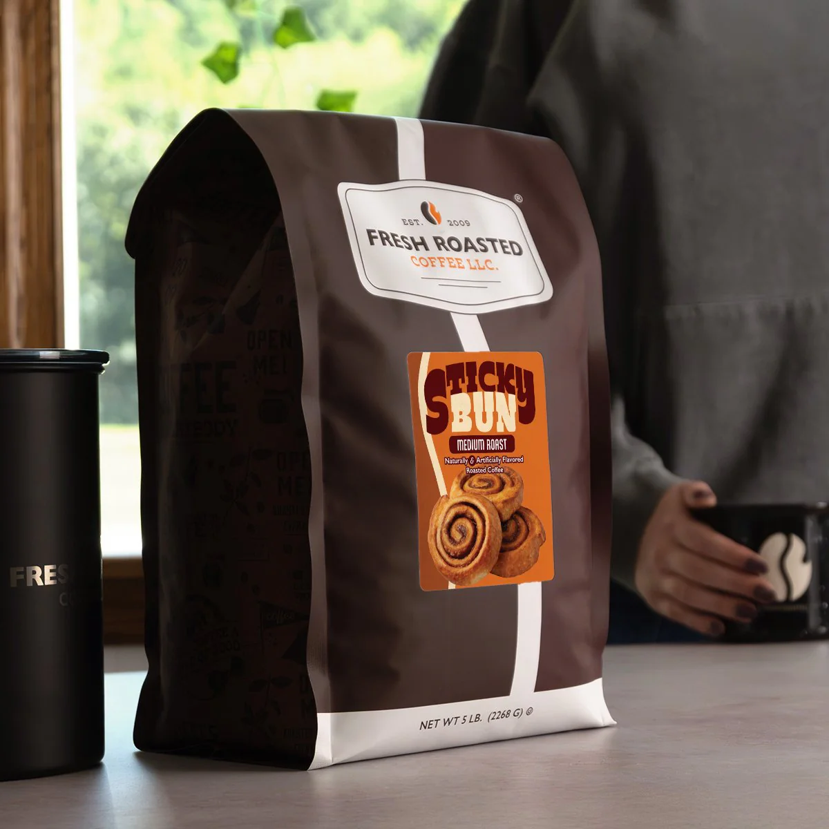 Sticky Bun - Flavored Roasted Coffee - Image 4
