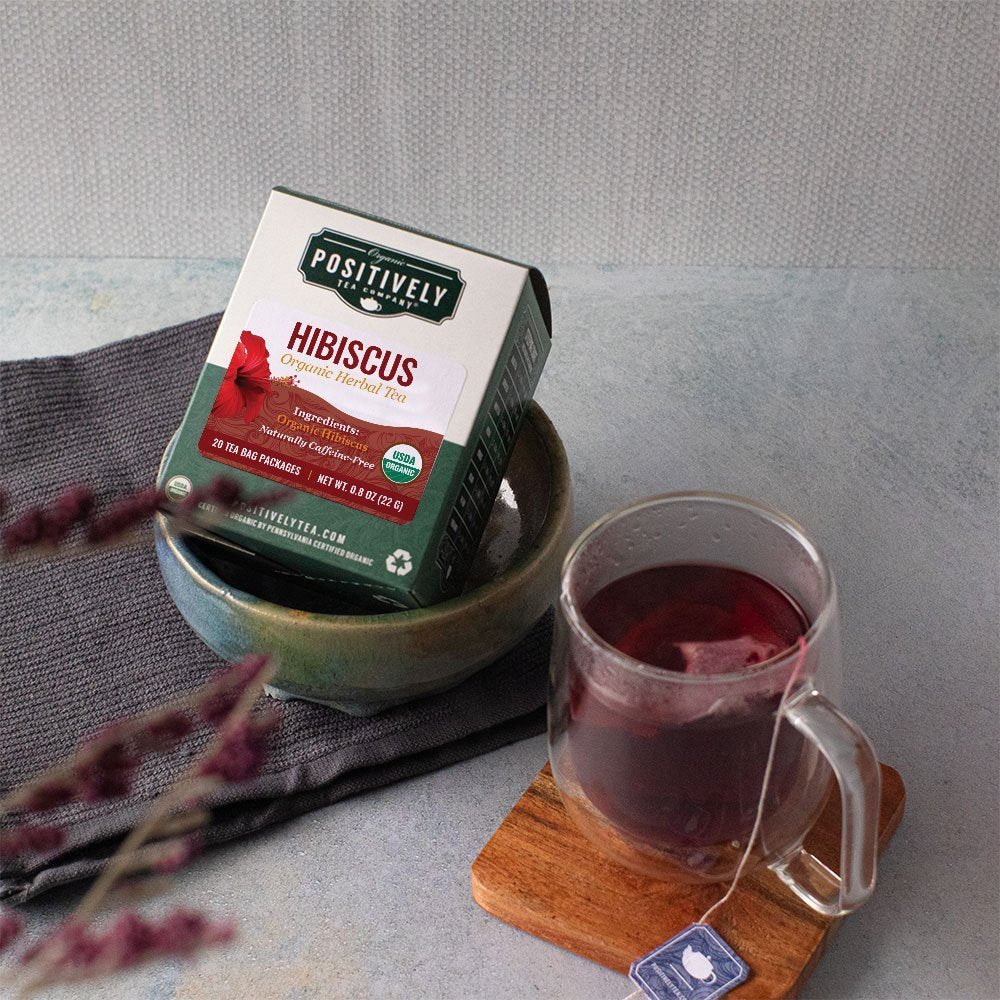 Organic Hibiscus Tisane - Tea Bags - Image 4