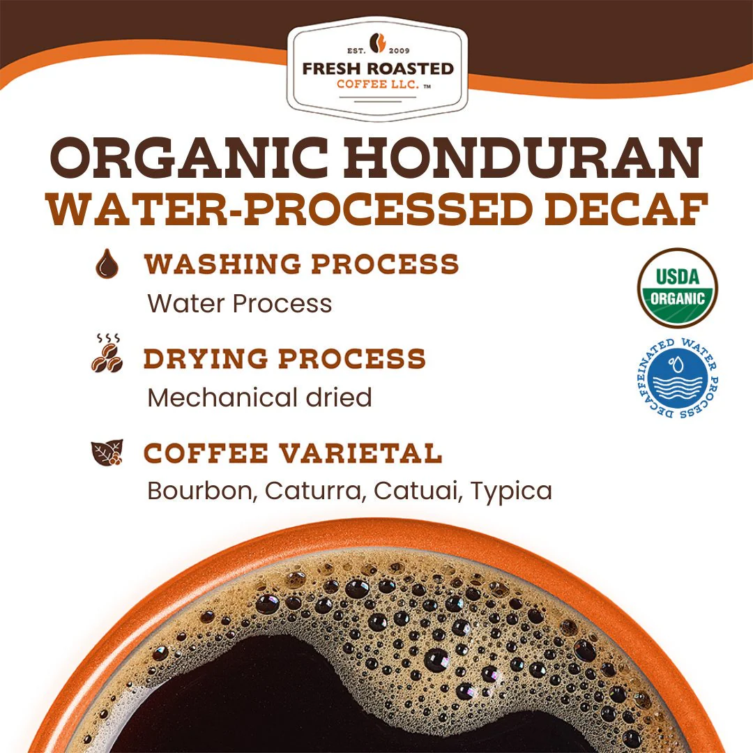 Organic Honduran Water-Processed Decaf - Roasted Coffee - Image 5