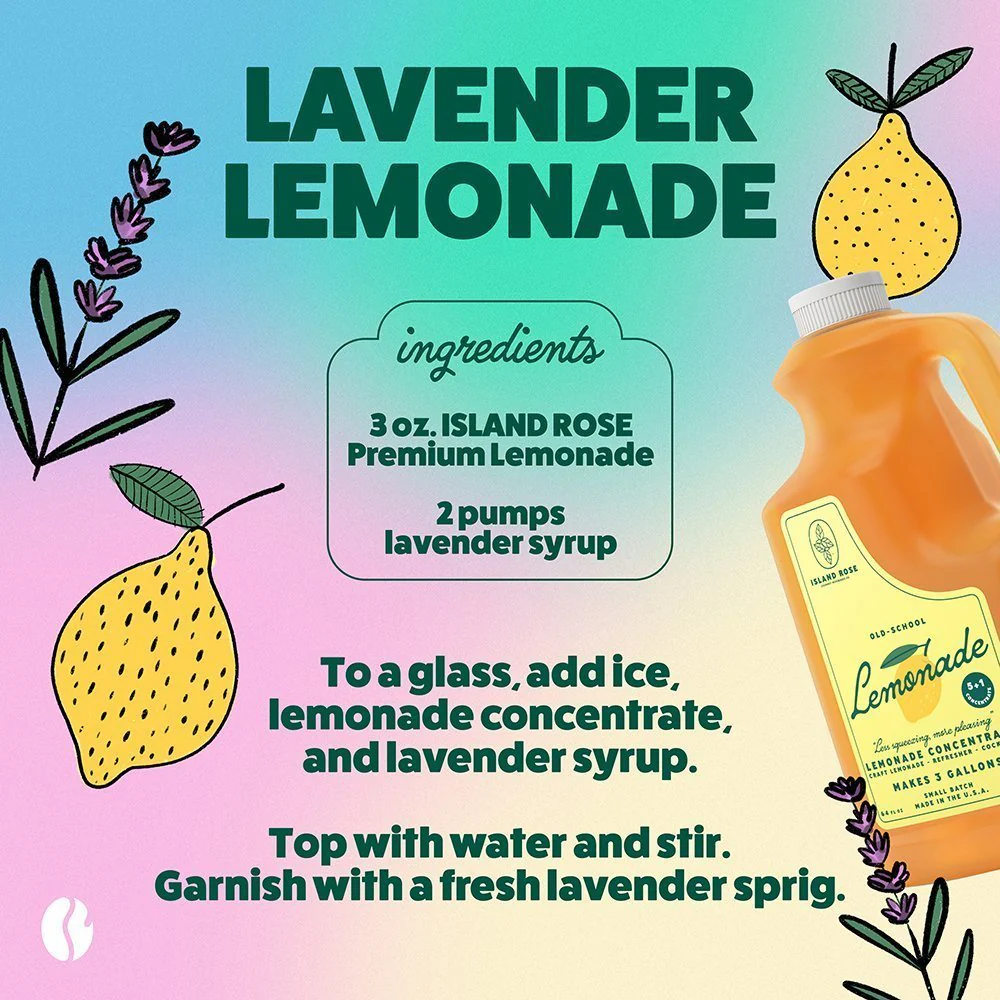 Island Rose Premium Lemonade - Flavored Concentrate - Image 5