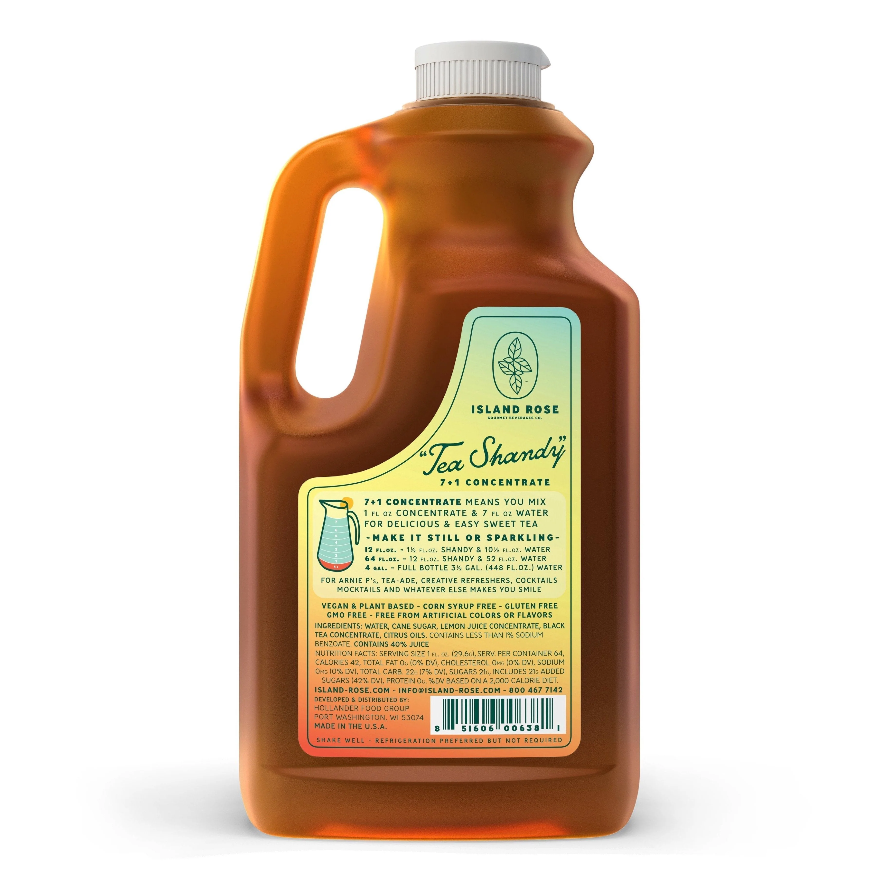 Island Rose Tea Shandy - Flavored Concentrate - Image 3