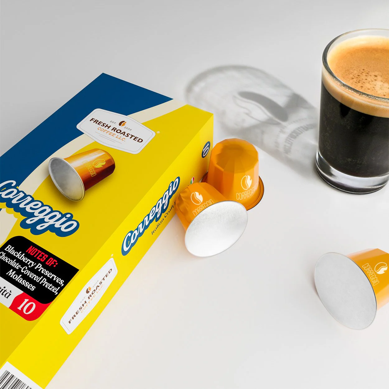 Italian Craft Espresso: Correggio - Espresso Capsules - Image 4
