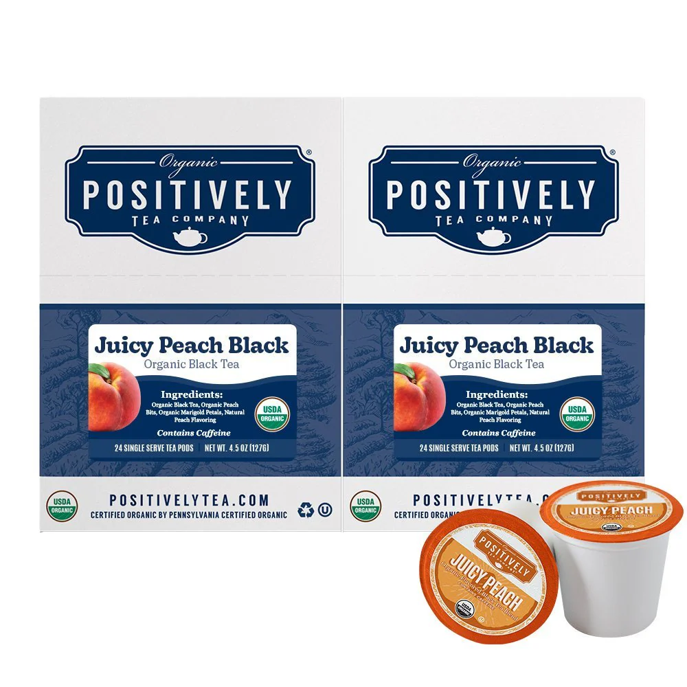 Organic Juicy Peach Black - Classic Tea Pods - Image 8