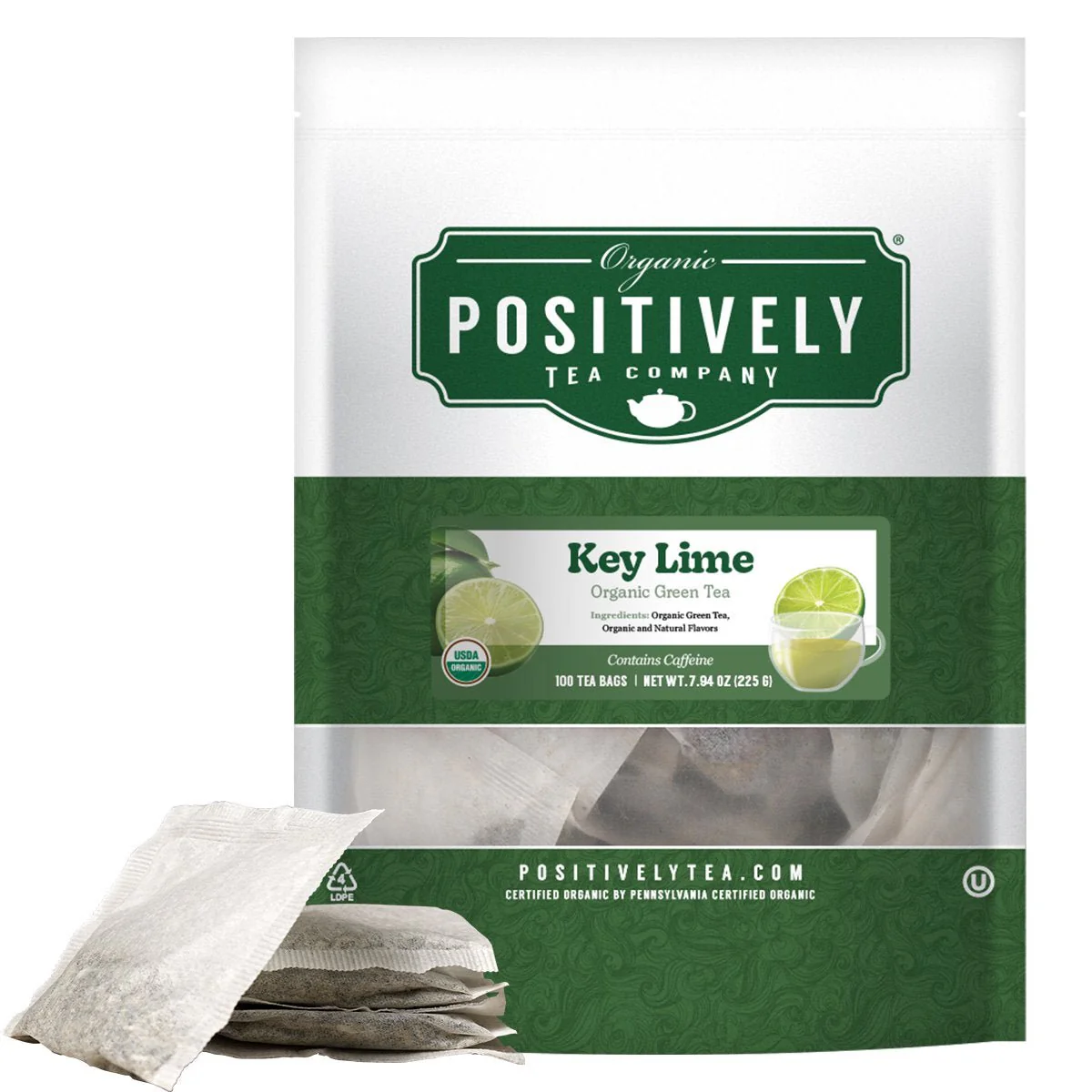 Organic Key Lime Green - Tea Bags - Image 8